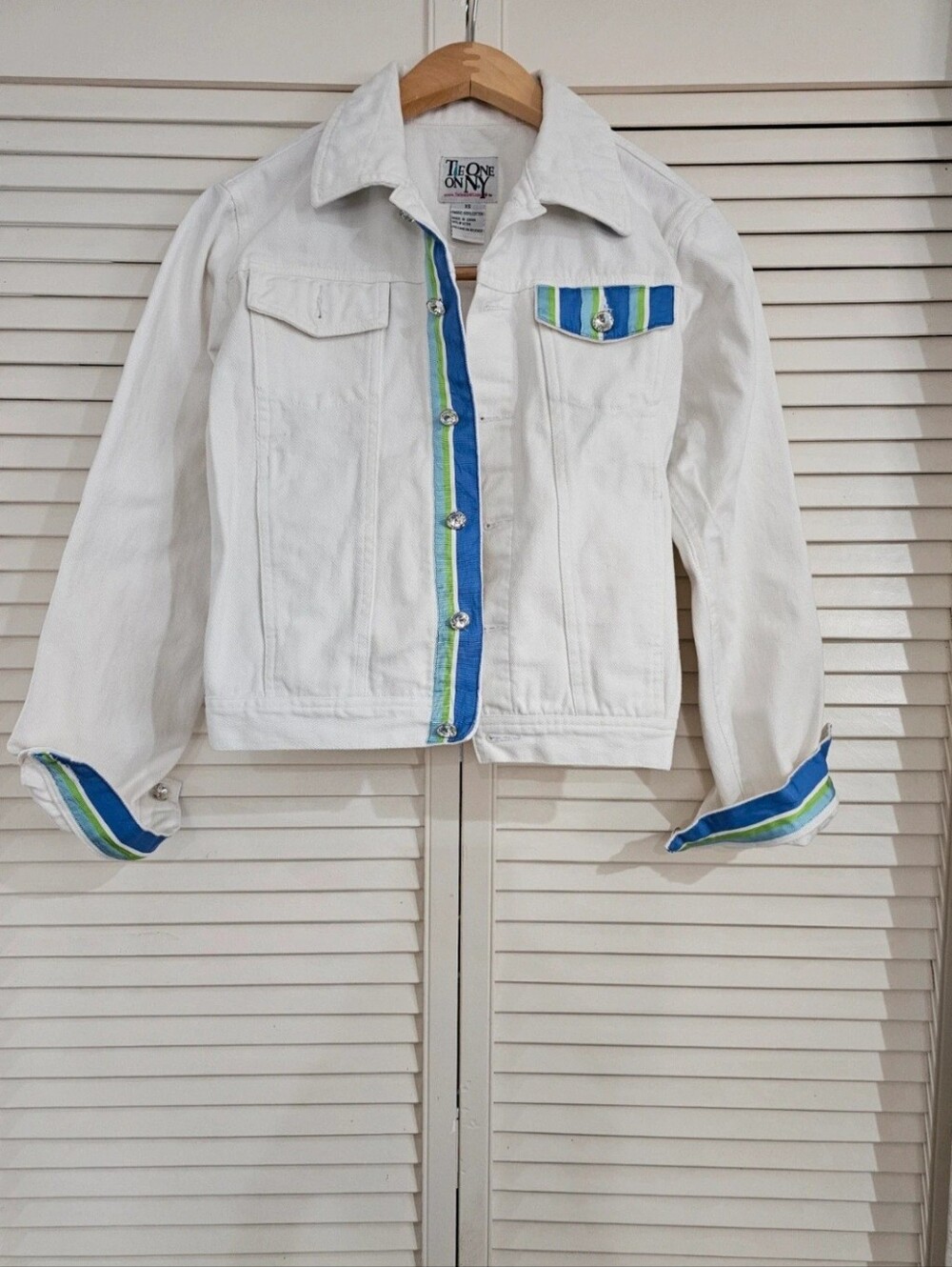 Women's White Denim Jacket